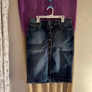 Blue Jean skirt, super stretchy and soft material!